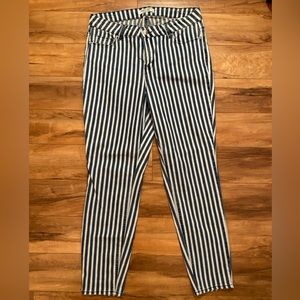 Women’s Vertical Stripe Denim Jeans
